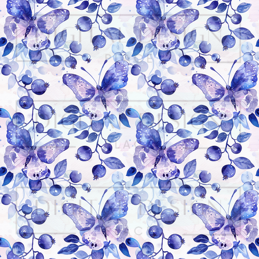 Blueberry Butterflies VinylV1343