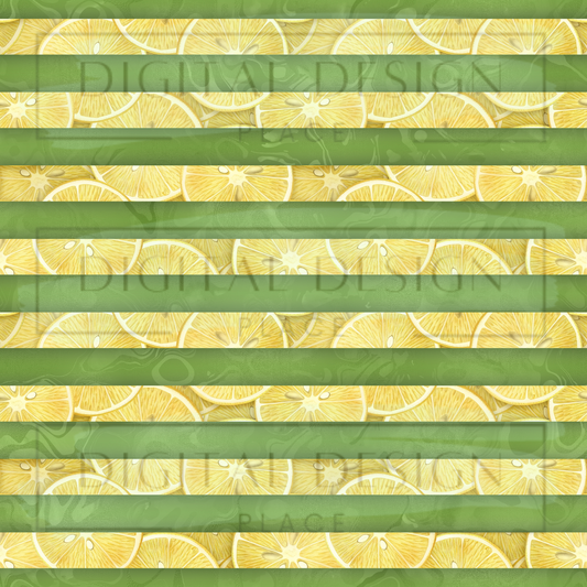 Lemon Stripes VinylV1481