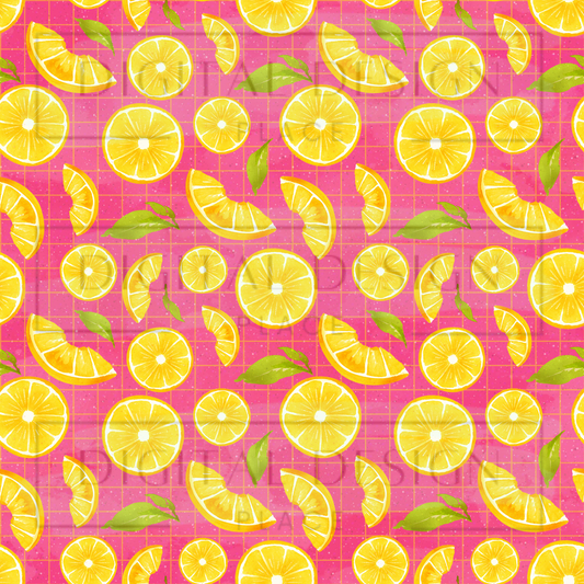 Pink Lemonade Slices VinylV1484