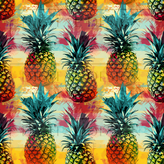 Neon Pineapple Grunge VinylV1512