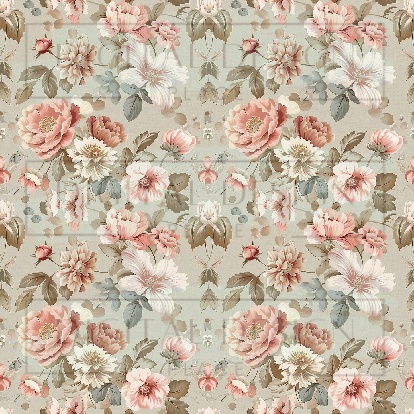 Boho Elegant Floral VinylV1648