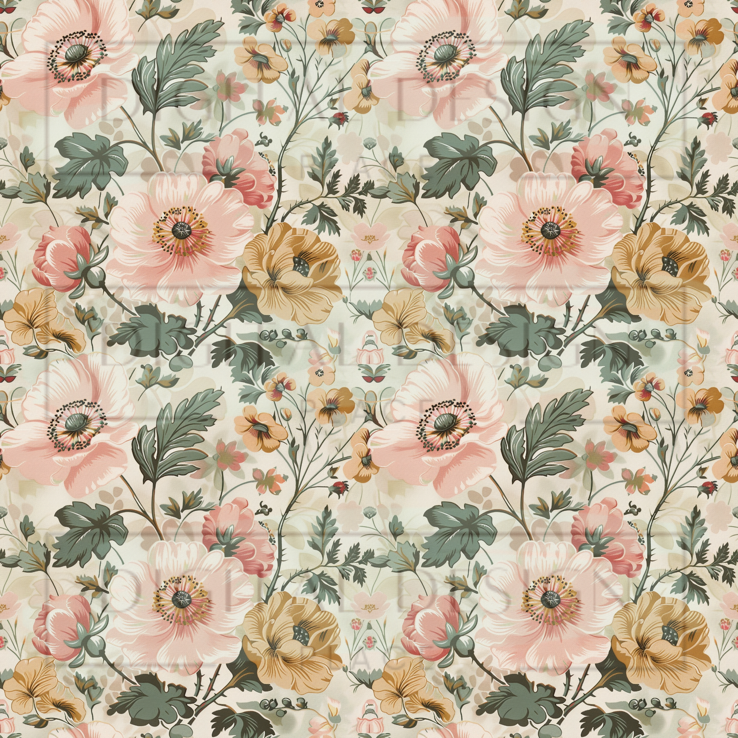 Boho Floral VinylV1655