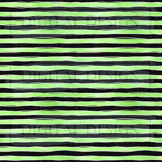 Green Black Striped VinylV1706