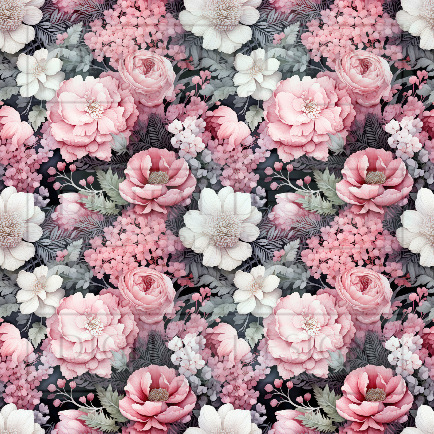 Pink Florals VinylV1792