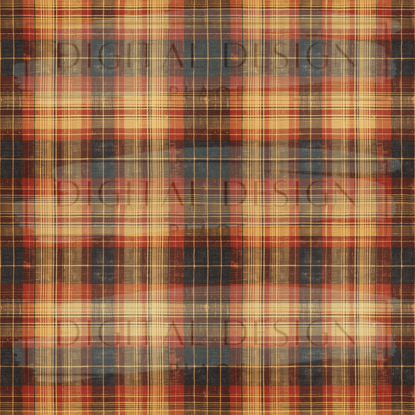 Fall Plaid VinylV1837