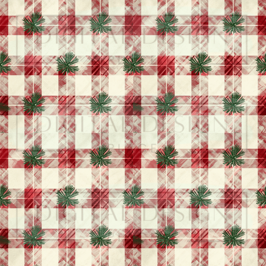 Christmas Plaid VinylV1893