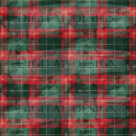 Christmas Plaid VinylV1897