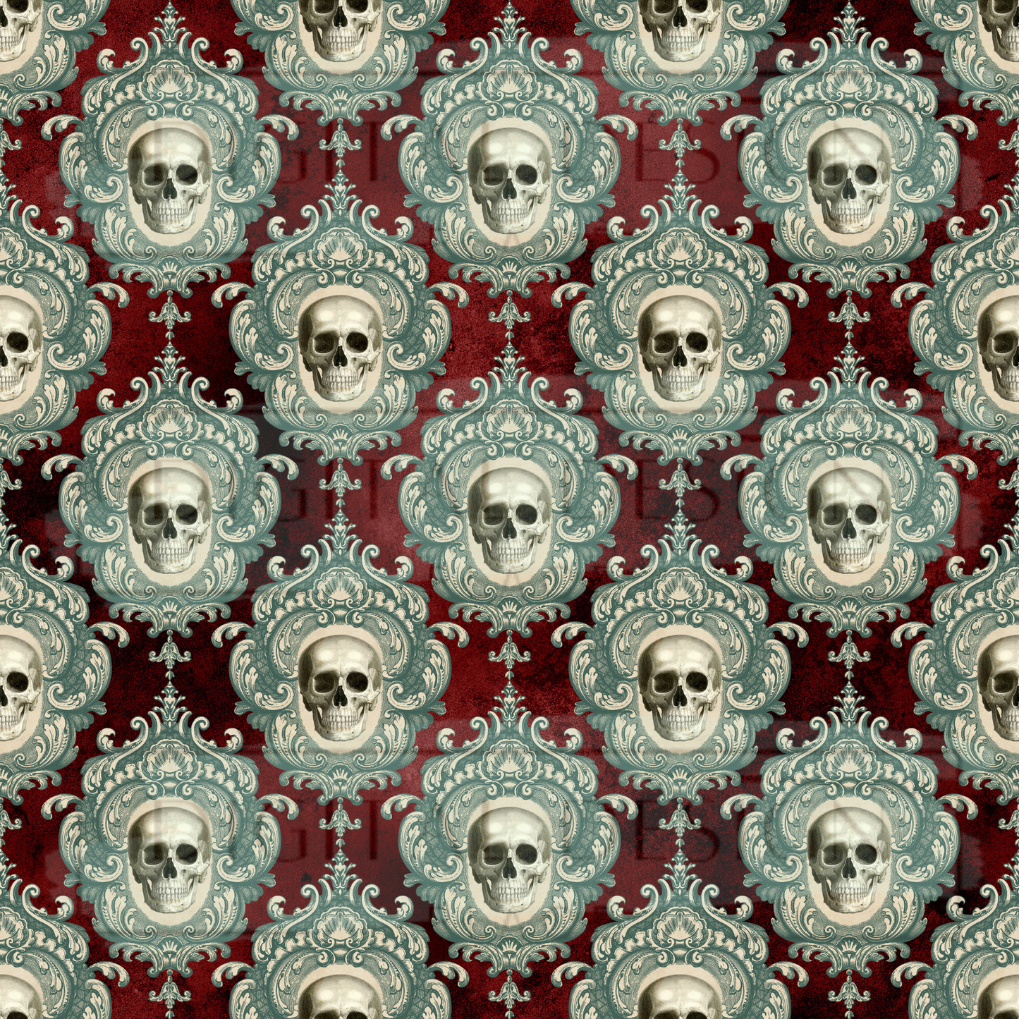 Grunge Skull Christmas VinylV1910