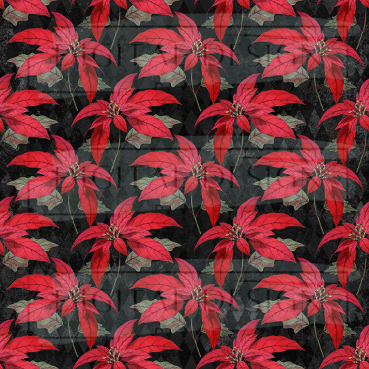 Poinsettia Argyle VinylV1911