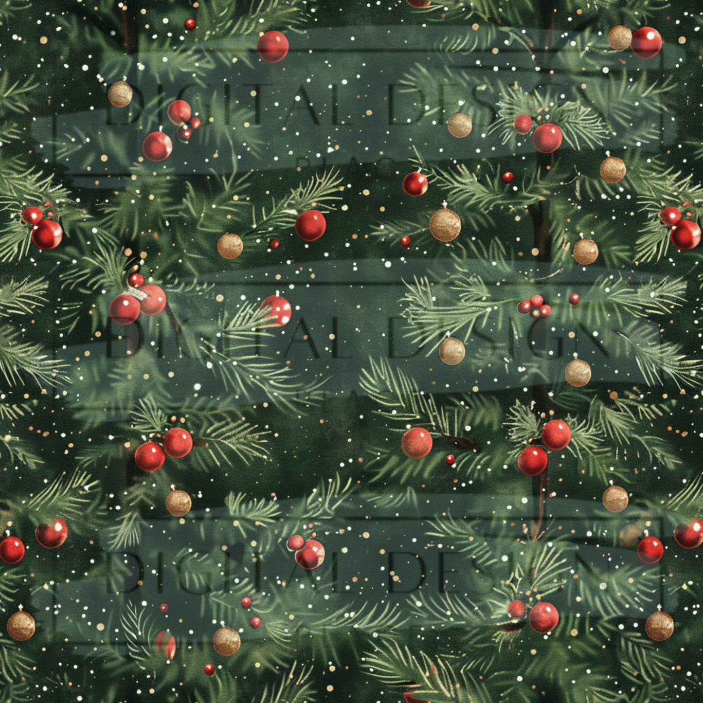 Christmas Tree Closeups VinylV1915