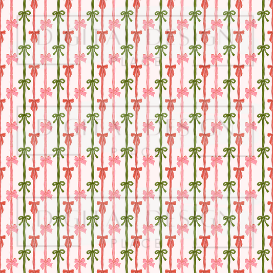 Christmas Bows Small Print VinylV1920