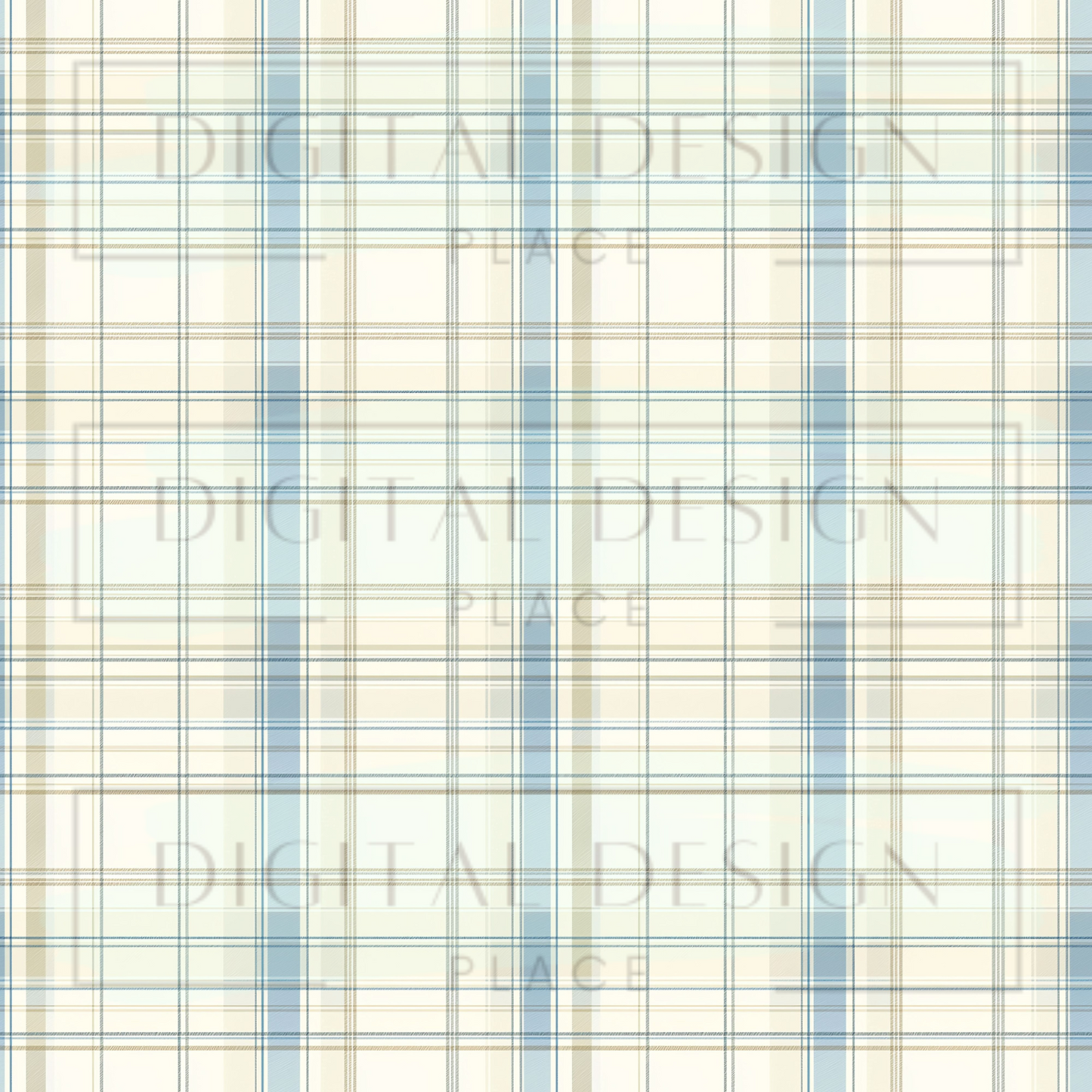 Blue Winter Plaid VinylV2050