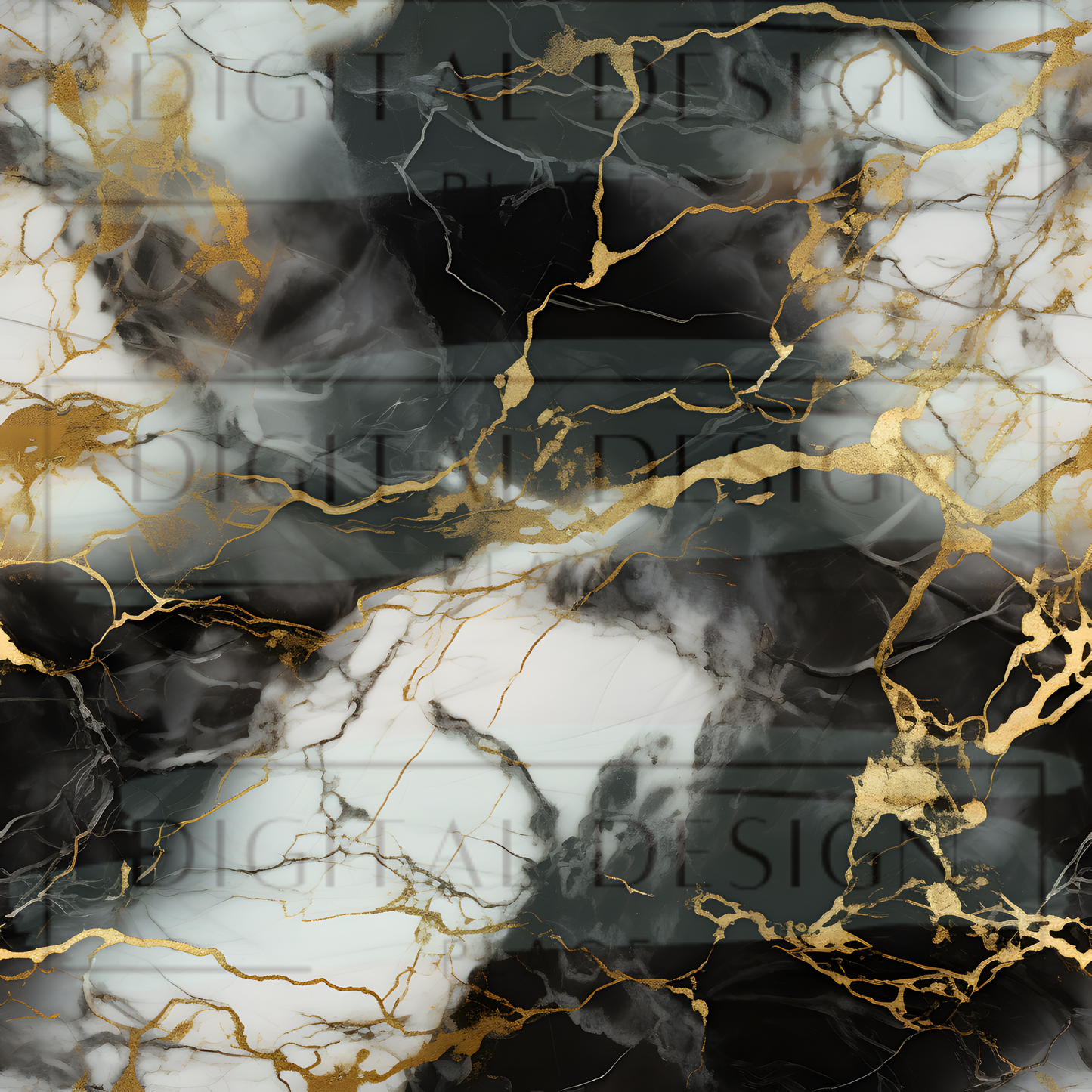 Black Gold Marble VinylV2084