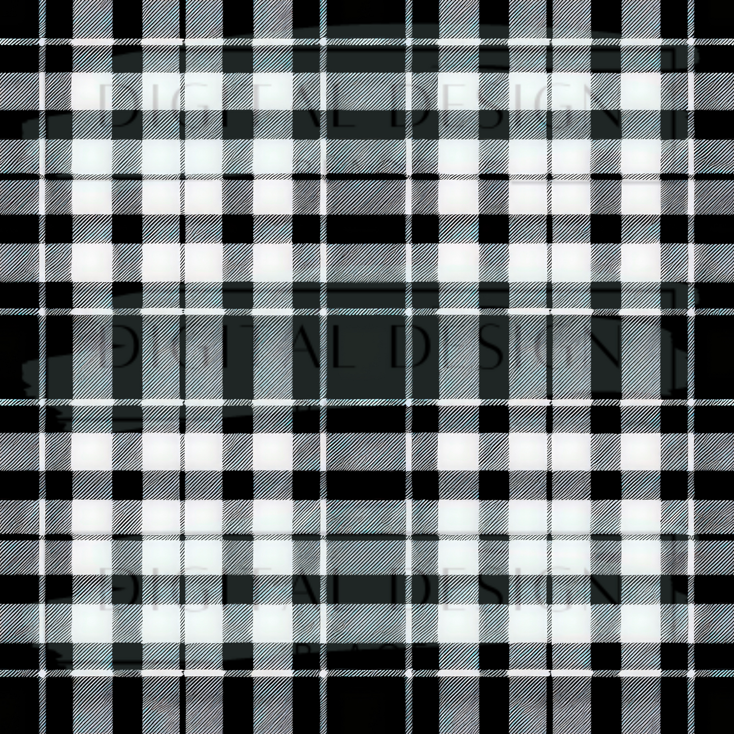 Black Buffalo Plaid VinylV2146