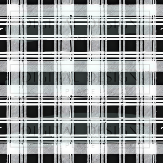 Black Buffalo Plaid VinylV2147