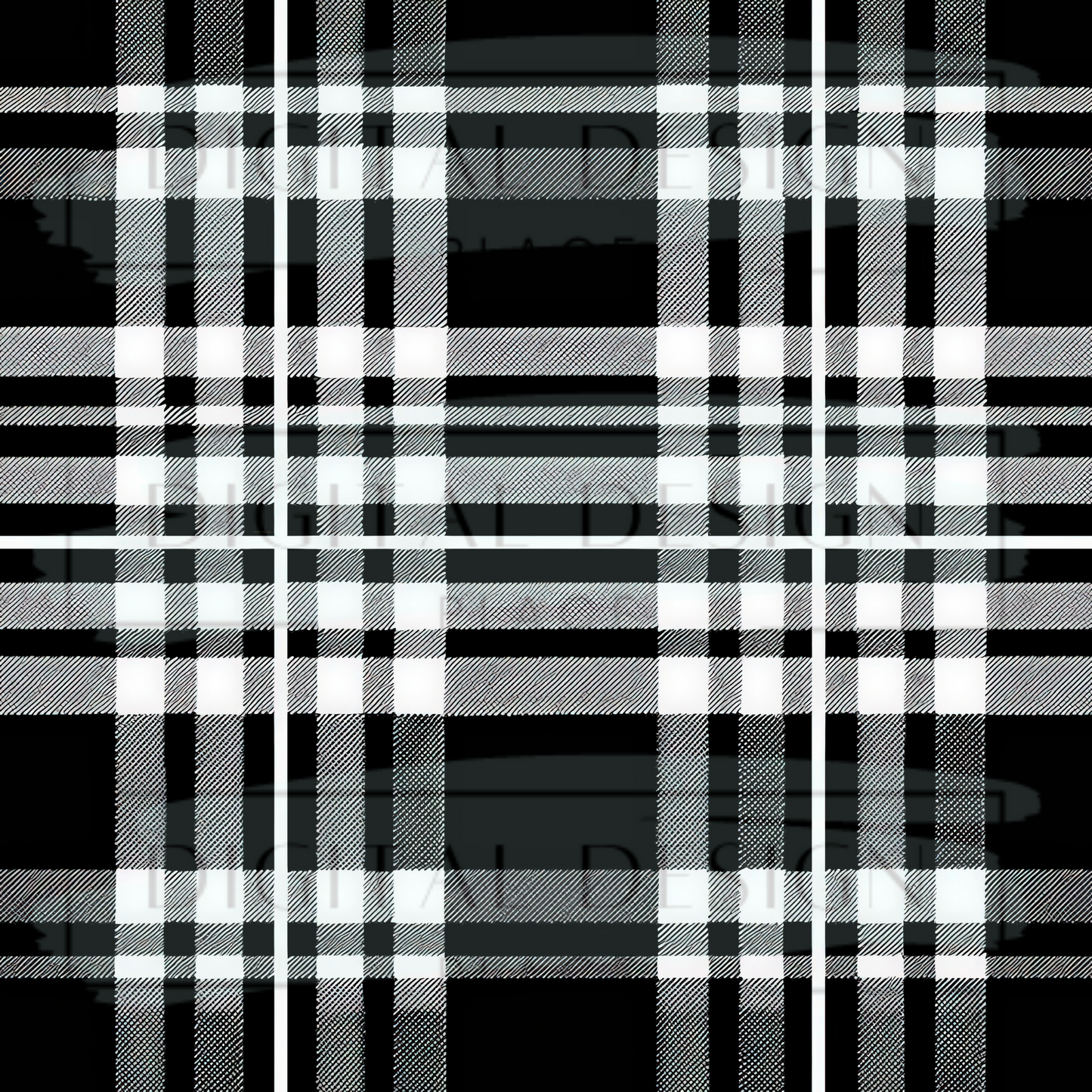 Black Buffalo Plaid VinylV2149