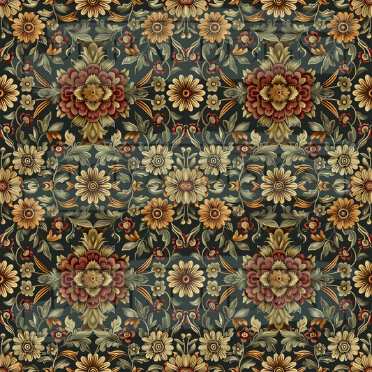 Vintage Library Carpet VinylV2172