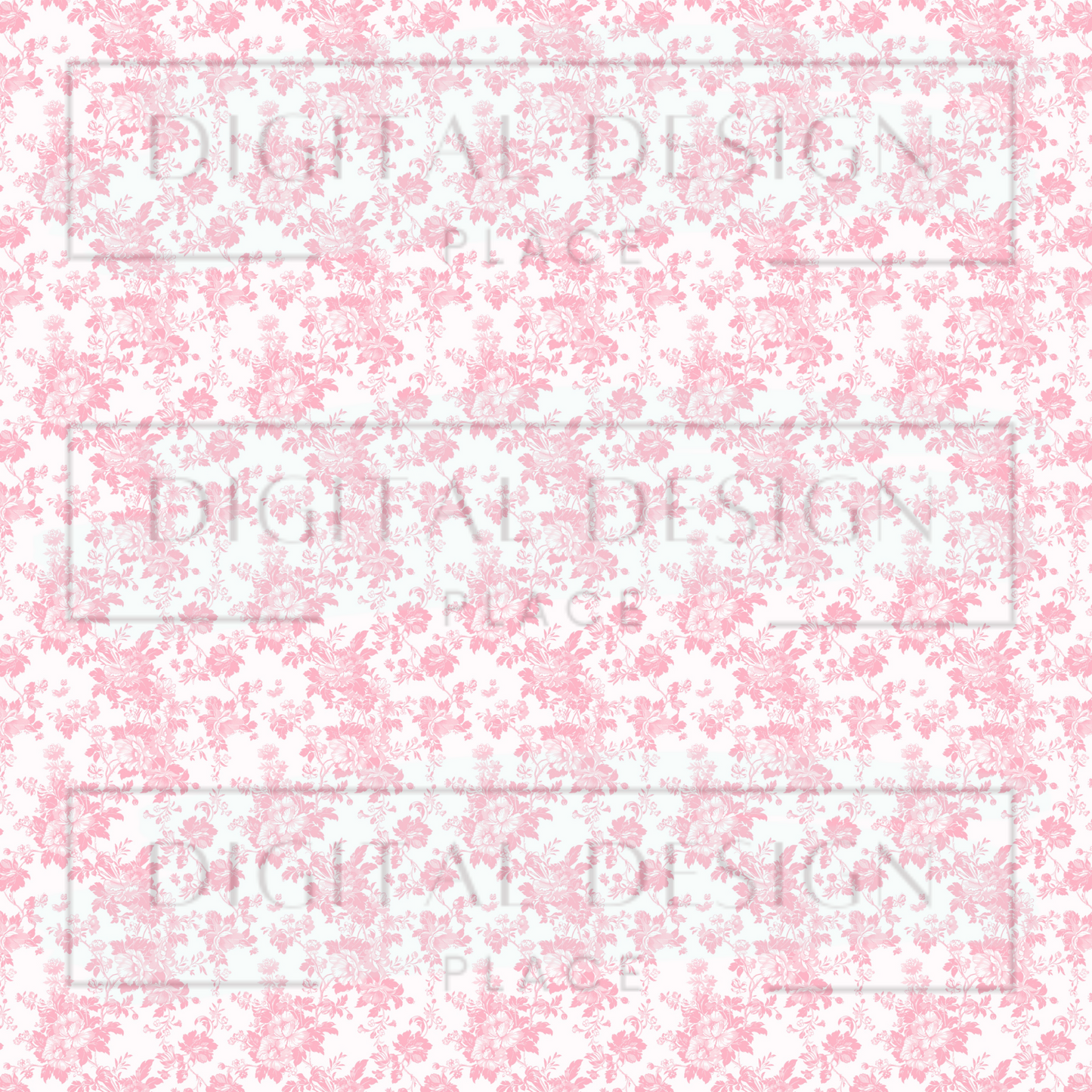 Pink Chinoiserie VinylV2187