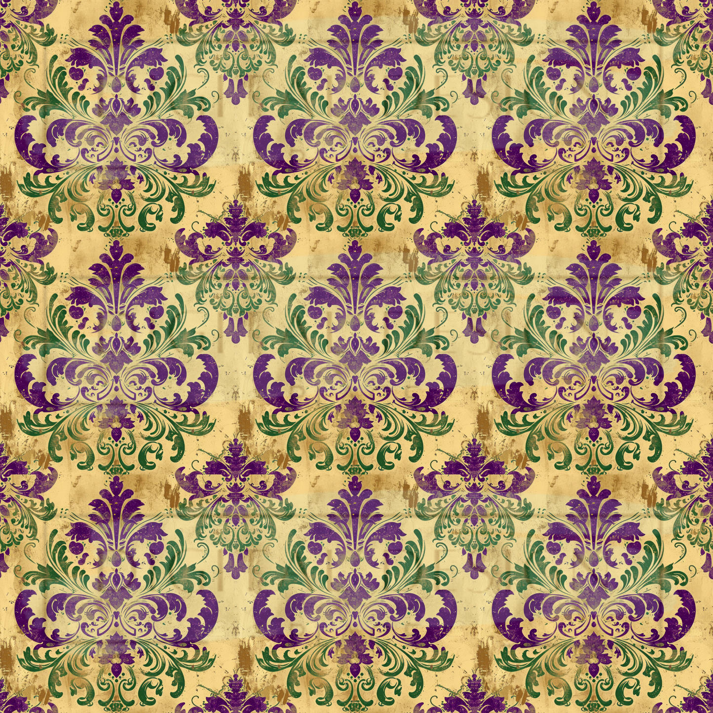 Mardi Gras Wallpaper Print VinylV2263
