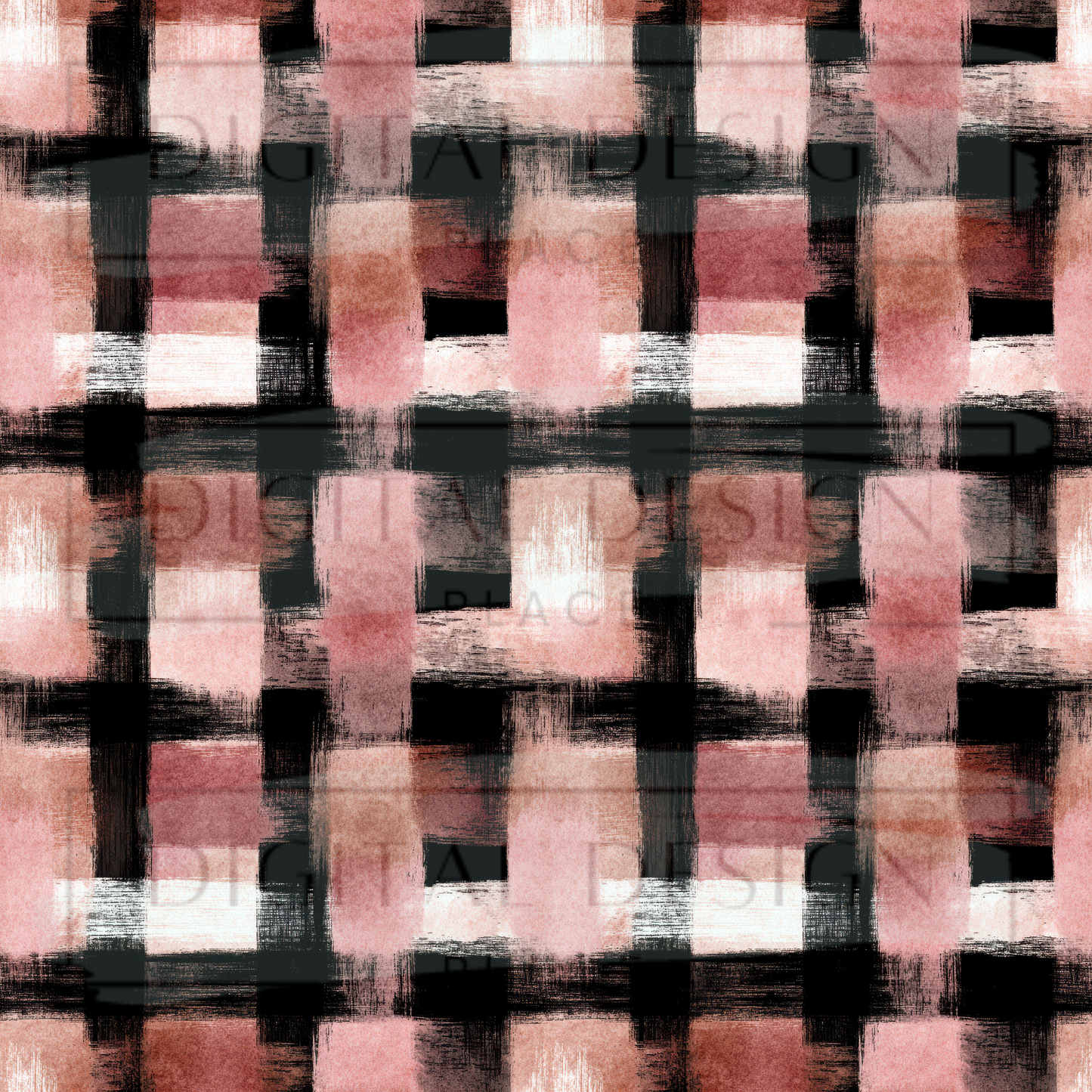 Fall Distressed Plaid VinylV2428