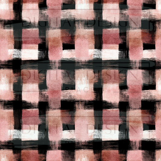 Fall Distressed Plaid VinylV2428