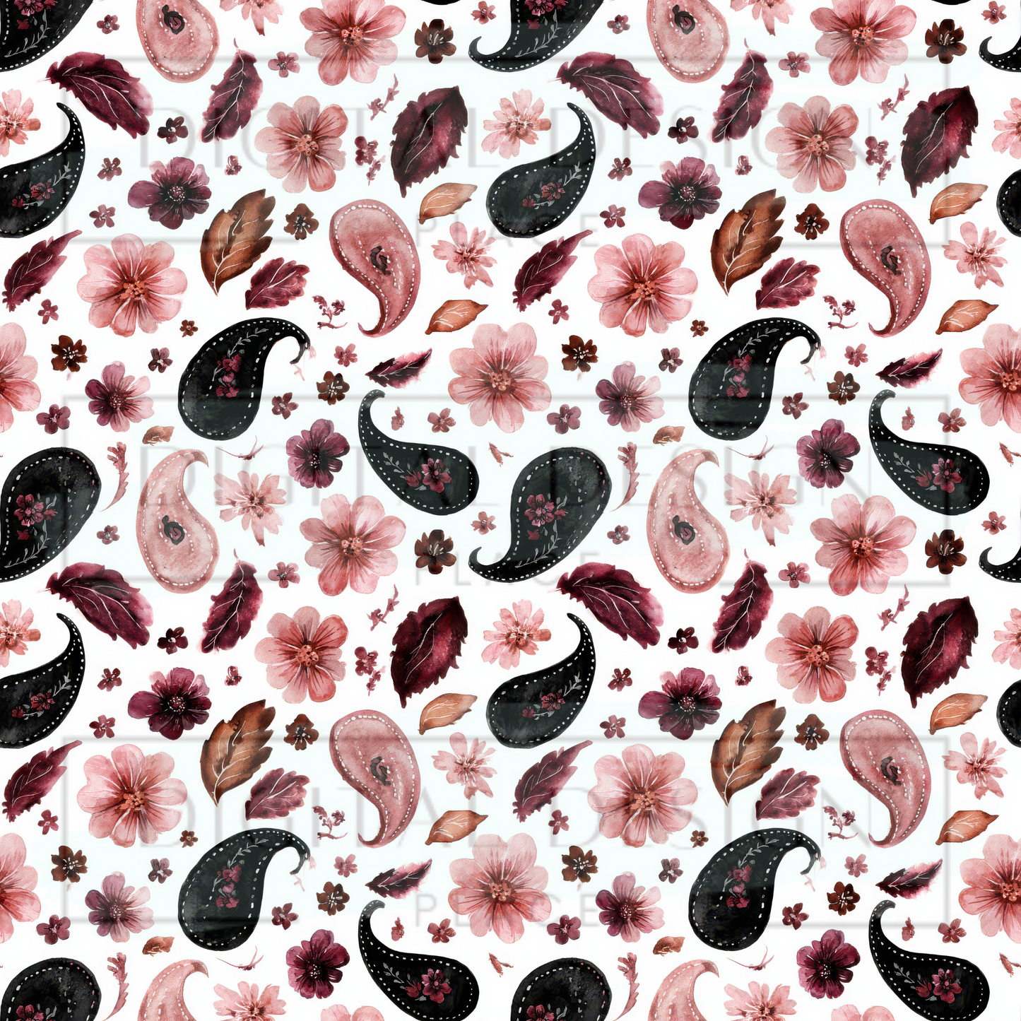 Fall Paisley VinylV2437