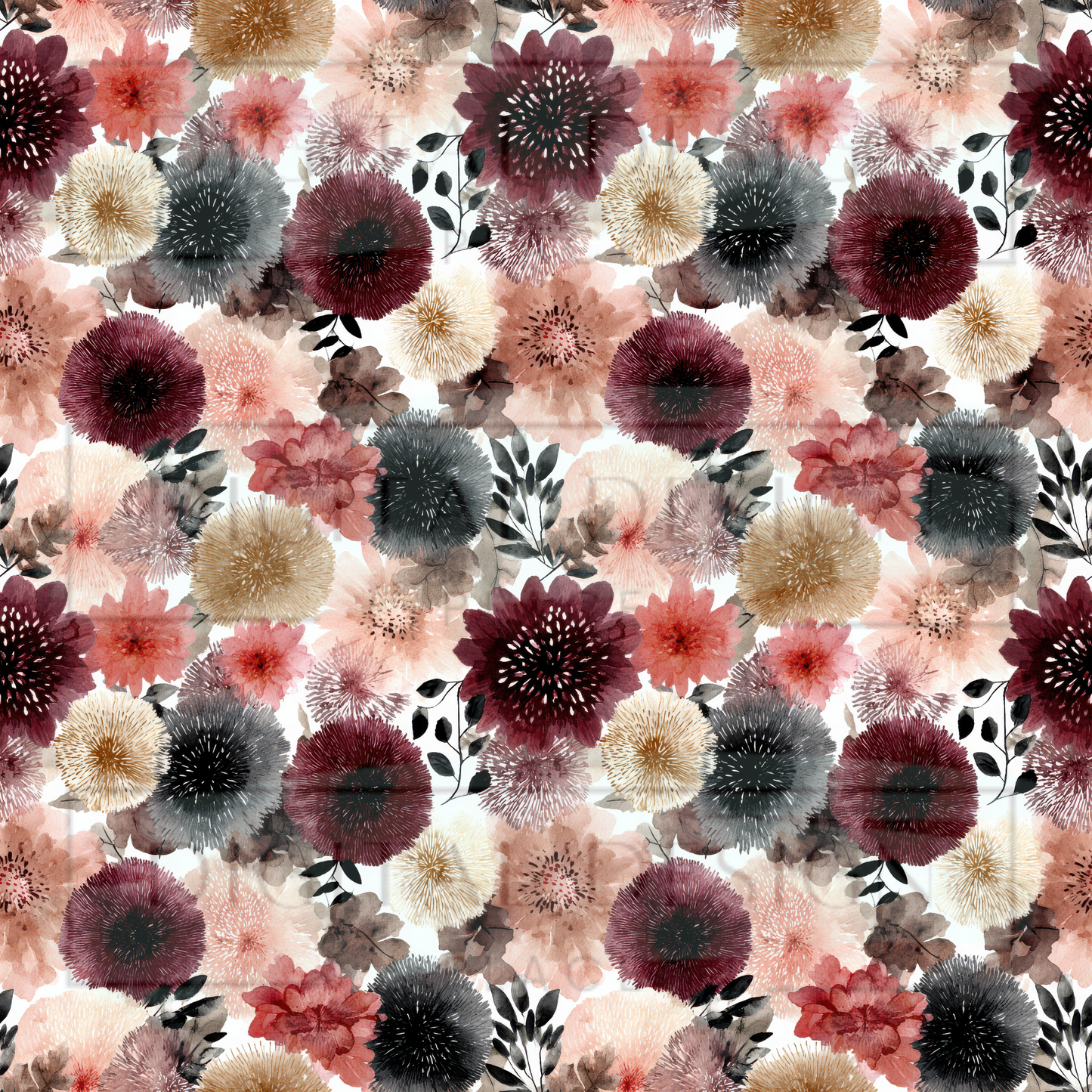 Fall Floral VinylV2438