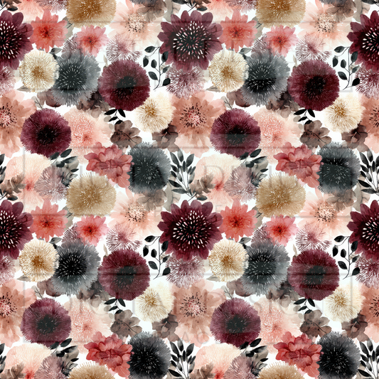 Fall Floral VinylV2438
