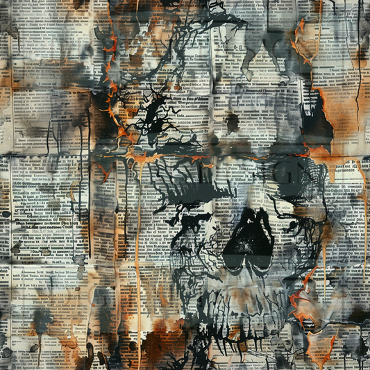 Haunted Newspaper VinylV2452