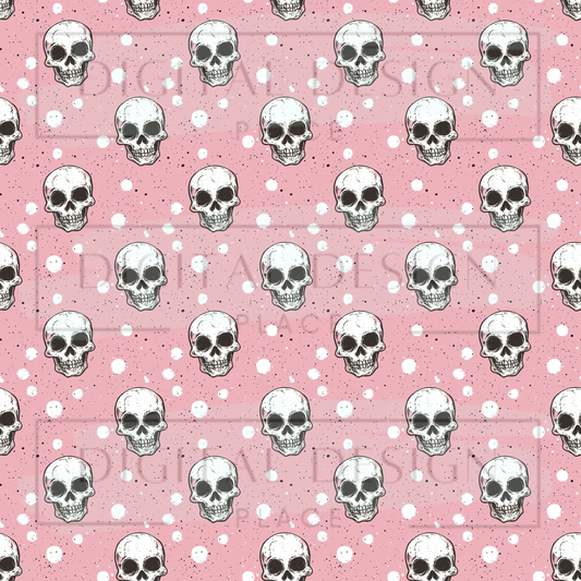 Pink Skulls VinylV2474