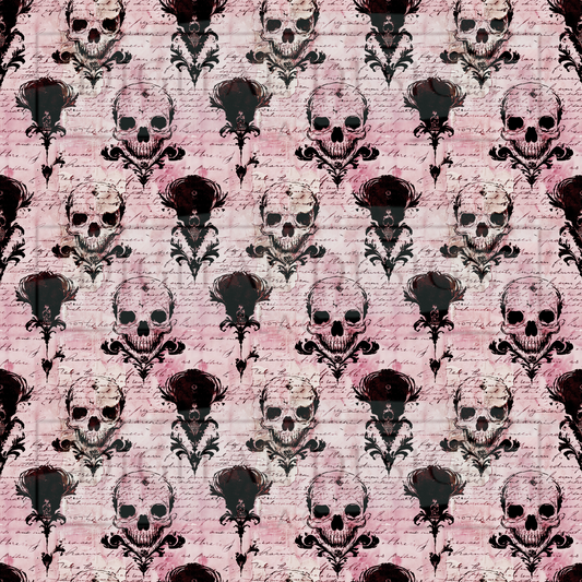 Pink Skulls VinylV2475