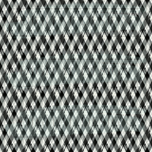 Black Argyle VinylV2488