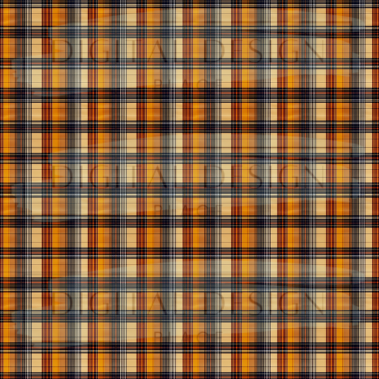 Dark Fall Plaid VinylV2533
