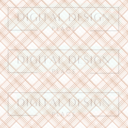 Baby Pink Plaid VinylV2610