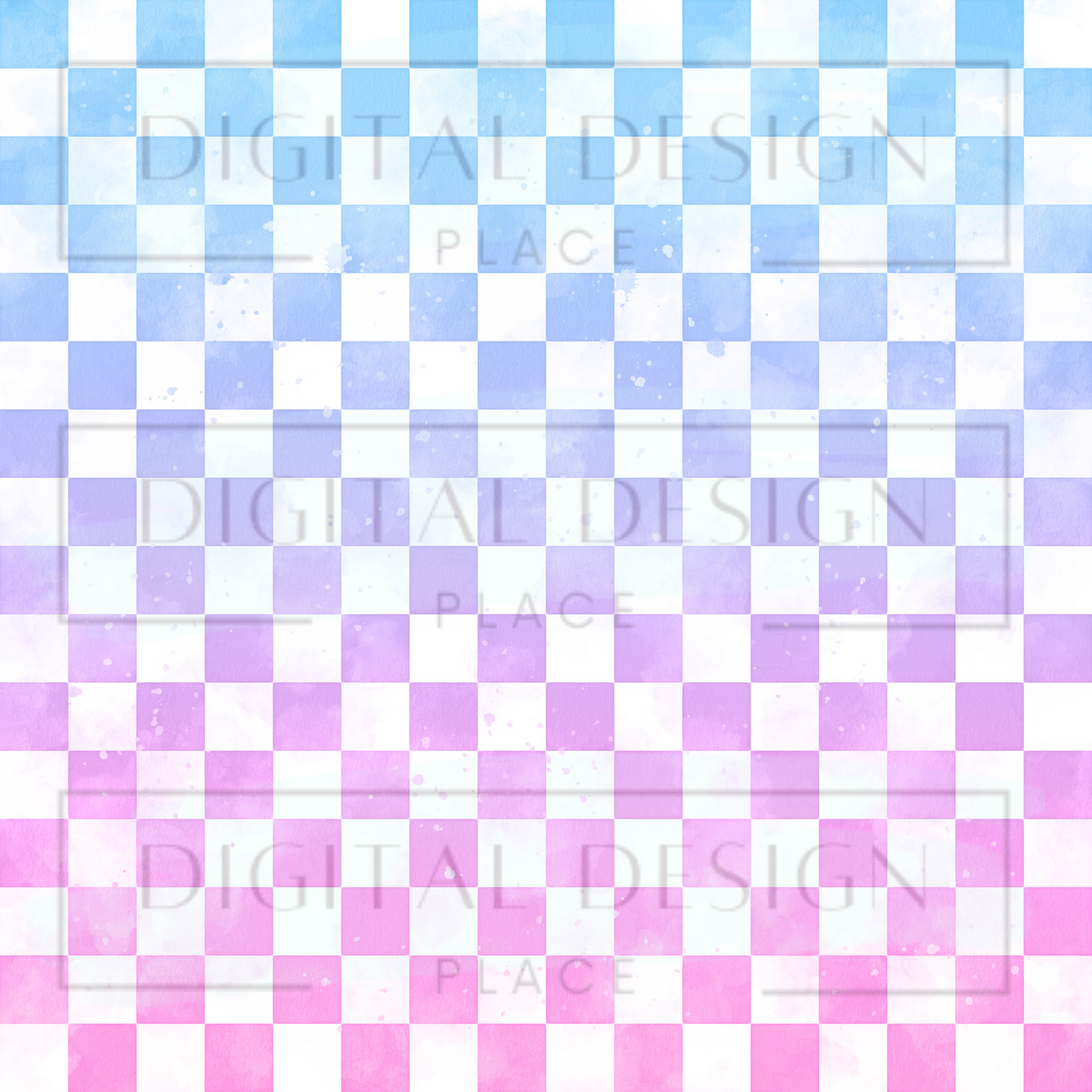 Pastel Gradiant Checkered VinylV408