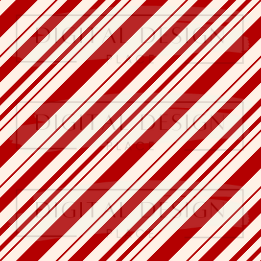 Candy Cane Stripes VinylV602