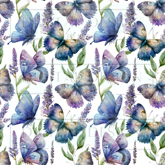 Lavender Butterflies VinylV625