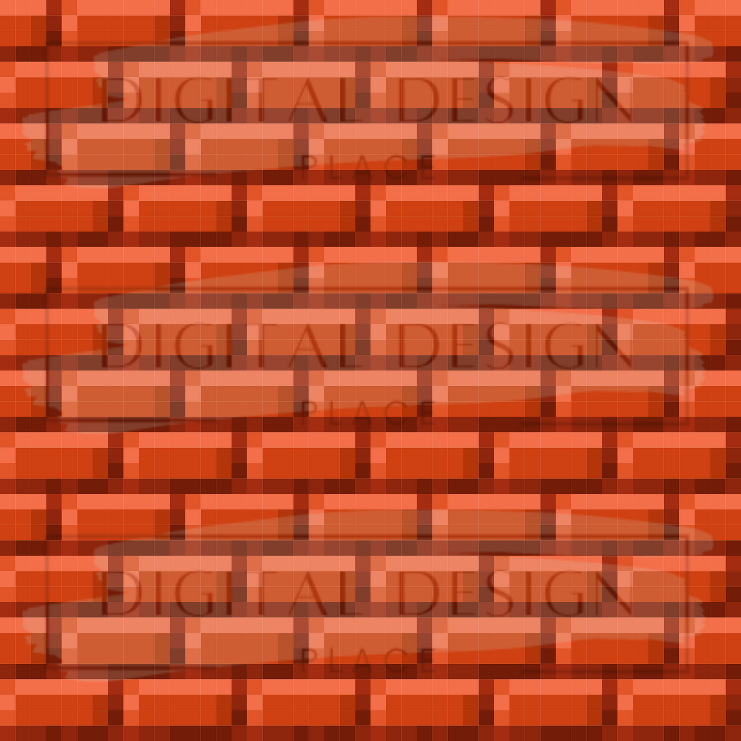 Pixel Brick Wall VinylV661