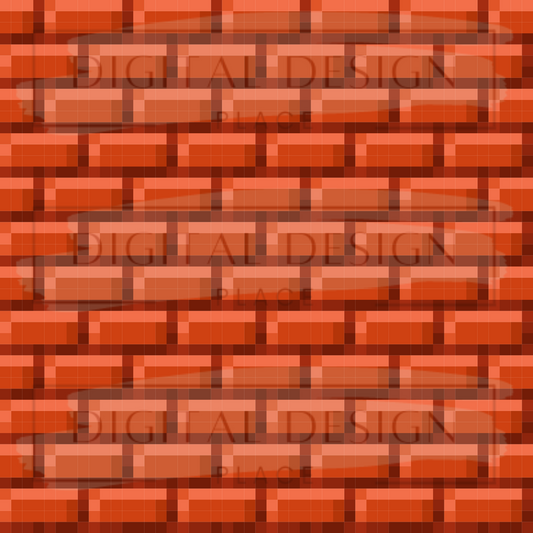 Pixel Brick Wall VinylV661