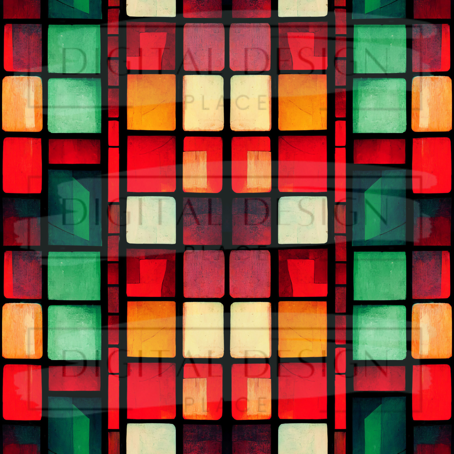 Stained Glass Window VinylV680