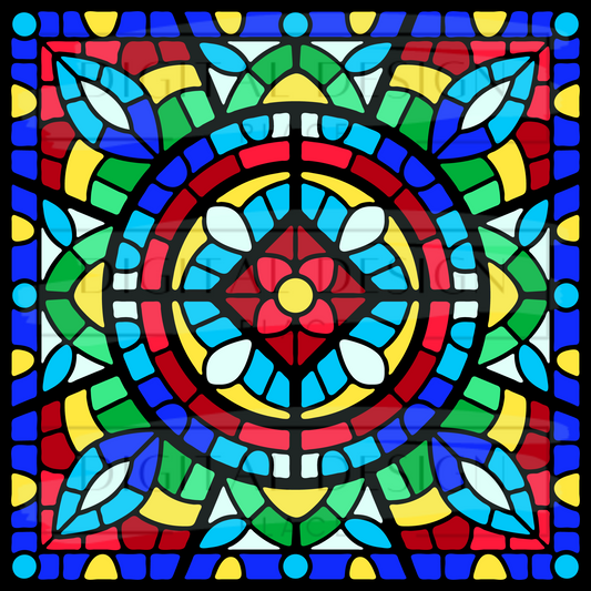 Stained Glass Mosaic VinylV681