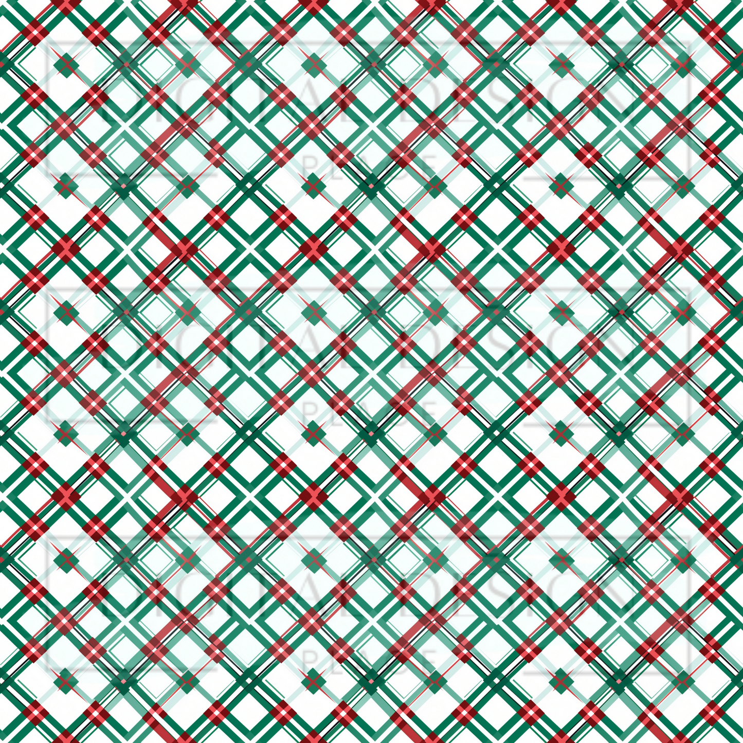 Christmas Plaid VinylV691