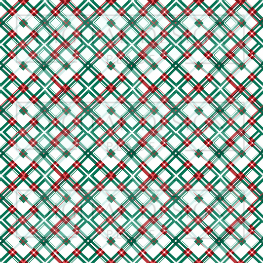 Christmas Plaid VinylV691