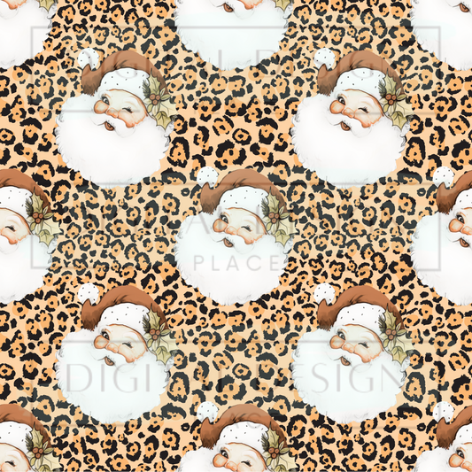 Leopard Santa VinylV719