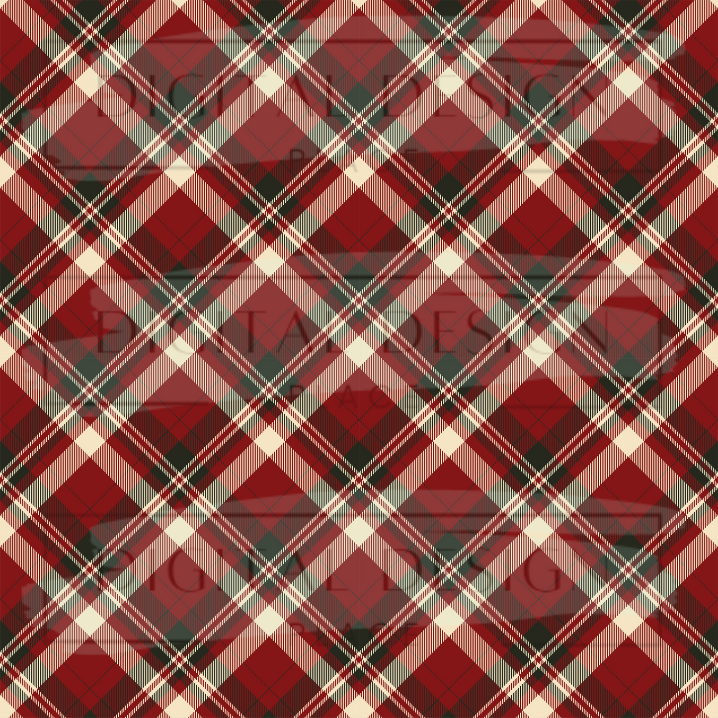 Christmas Standard Plaid VinylV806