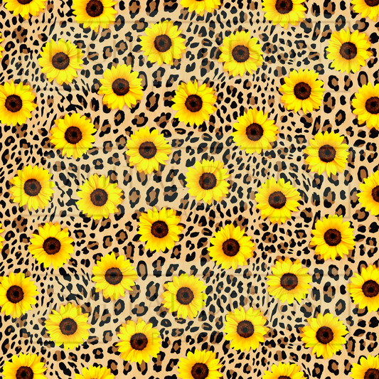 Sunflower Leopard VinylV871