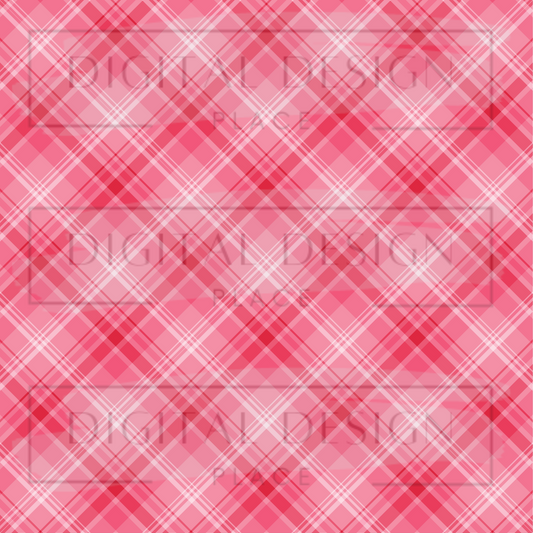 Pink Plaid VinylV896