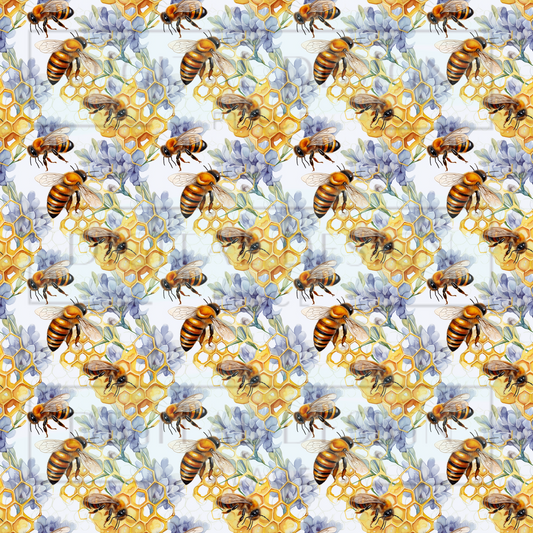 Lavender Bees VinylV953