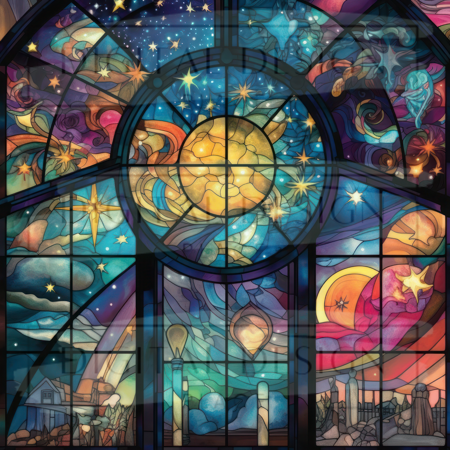Stained Glass Space and Time VinylV989