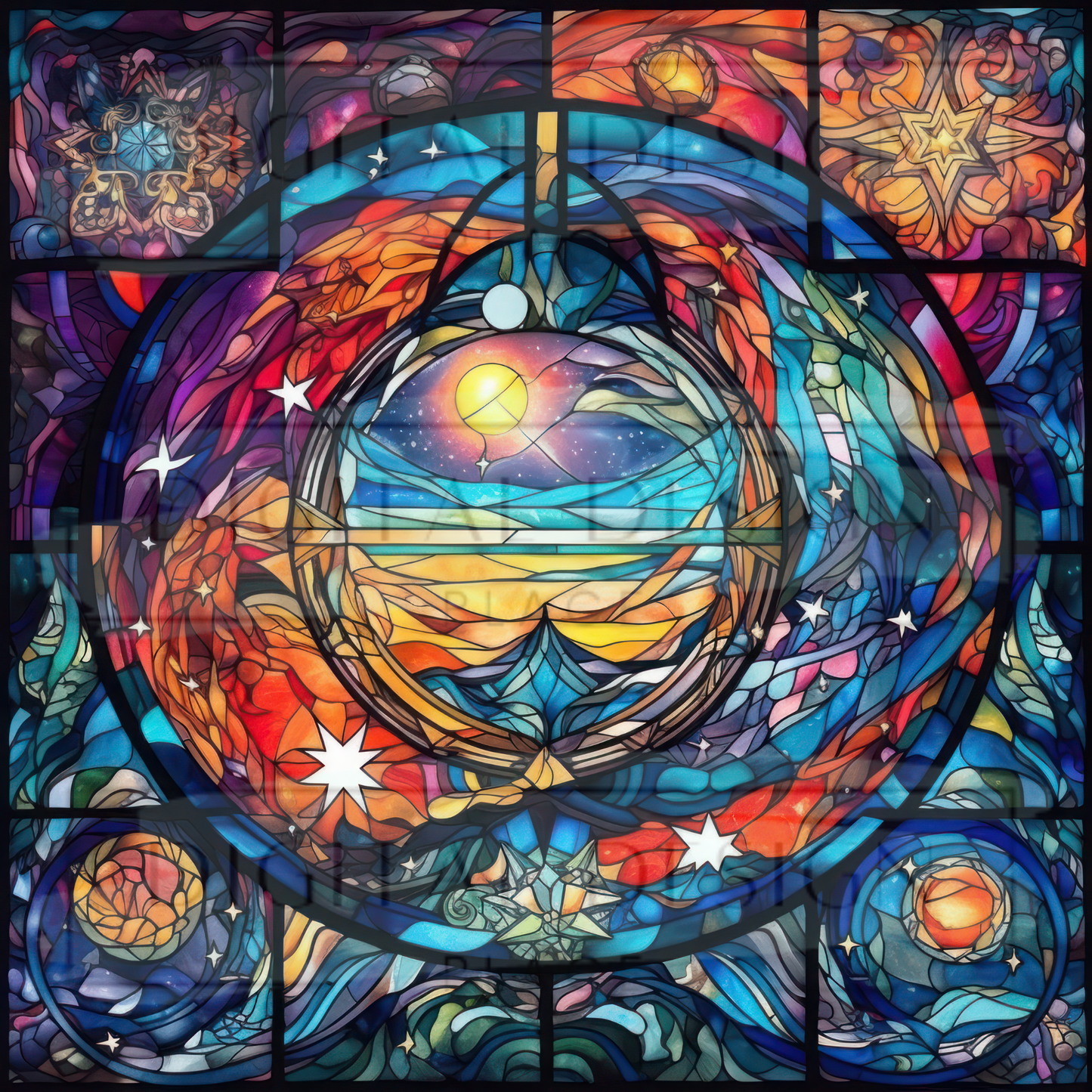 Stained Glass Window to Space VinylV992